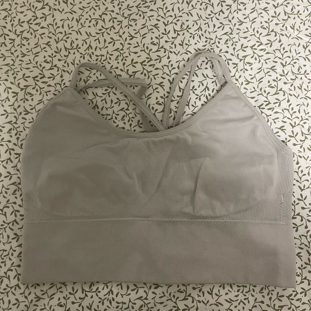 White sports bra